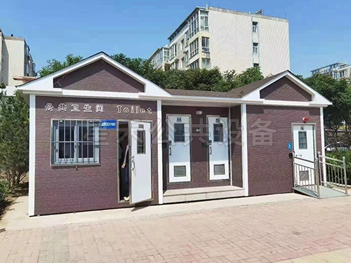 户外市政金属雕花卫生间